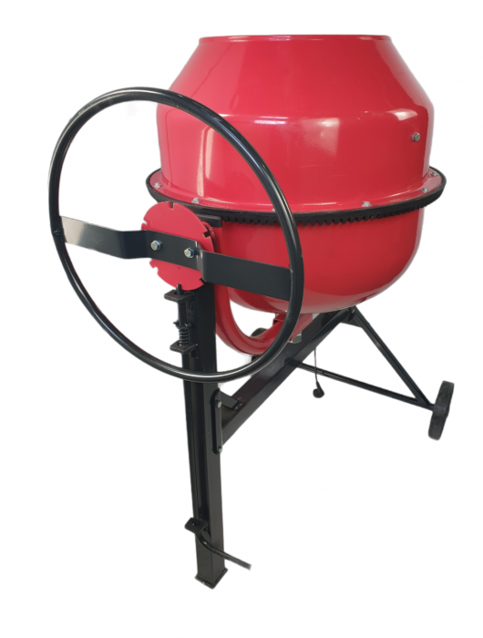 Betoniera 165L 900W coroana din fonta, transmisie curea (BRS-165) [2]