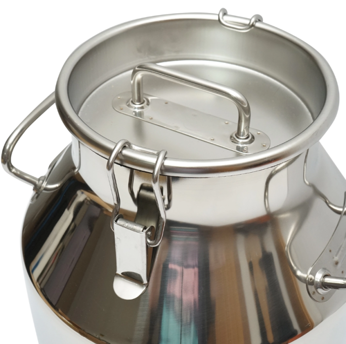 Bidon de inox pentru lapte cu capac 20L aparat de muls vaci DISED65 (BK90553) [4]