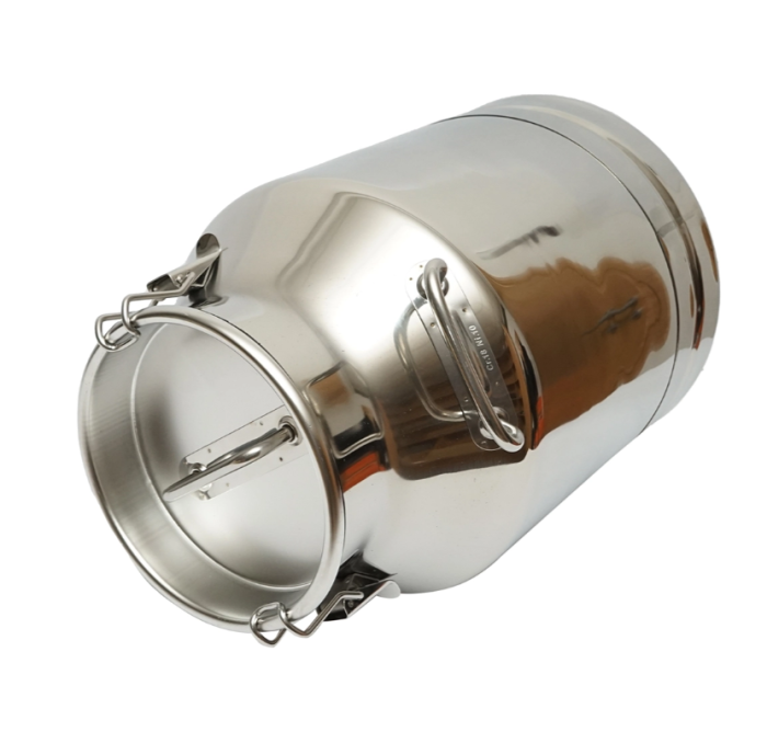 Bidon de inox pentru lapte cu capac 30L aparat de muls vaci DISED66 (BK90554) [2]