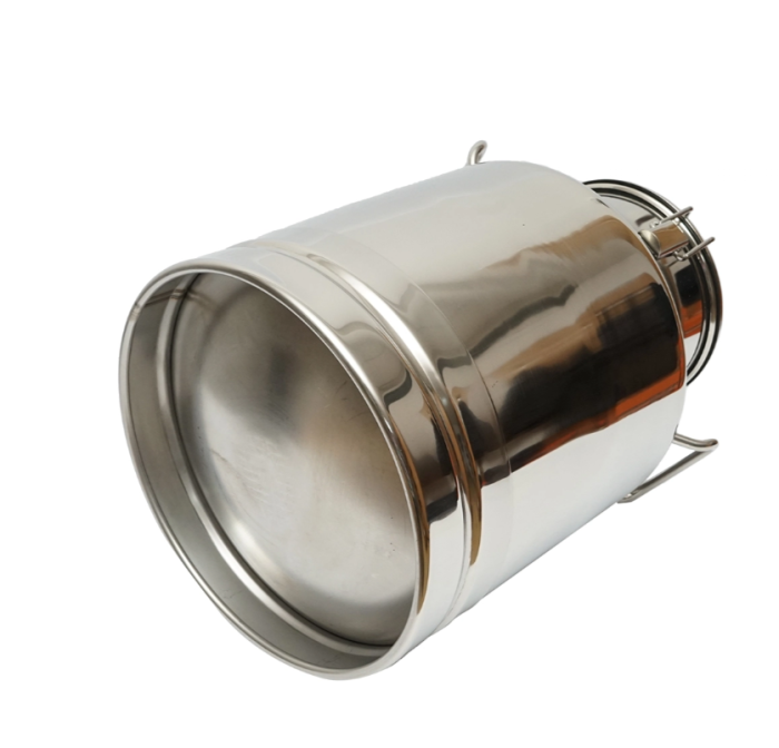 Bidon de inox pentru lapte cu capac 30L aparat de muls vaci DISED66 (BK90554) [3]