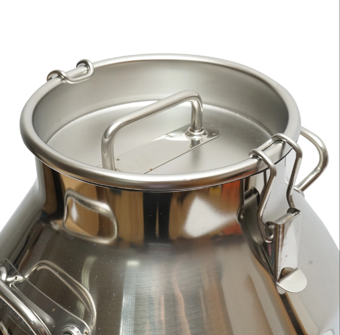 Bidon de inox pentru lapte cu capac 30L aparat de muls vaci DISED66 (BK90554) [4]