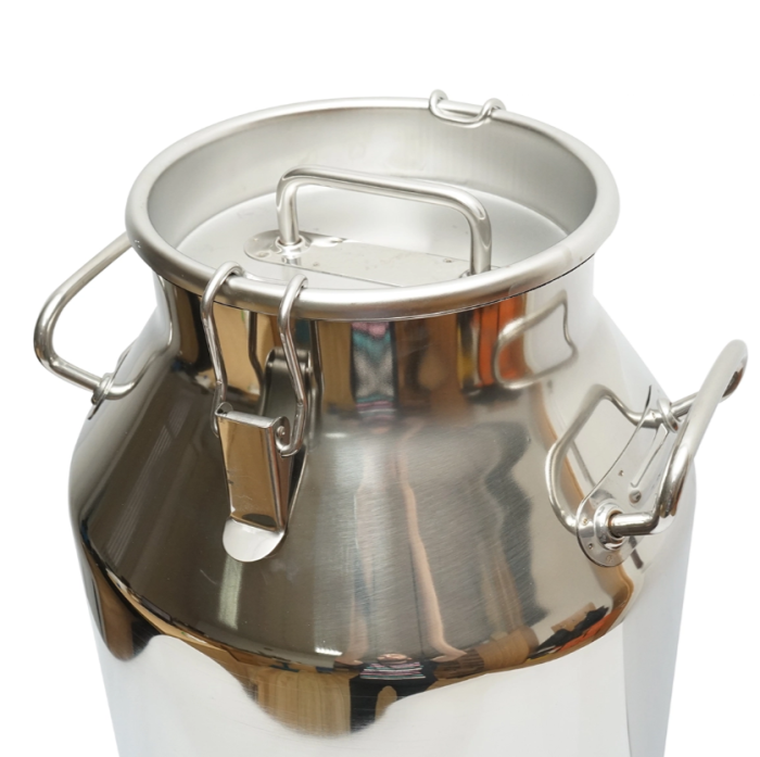 Bidon inox pentru lapte 50L cu capac si robinet pentru aparat de muls vaci DISED68 (BK90556) [4]