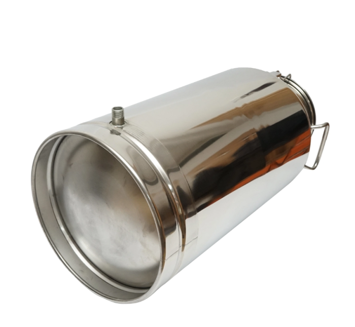 Bidon inox pentru lapte 50L cu capac si robinet pentru aparat de muls vaci DISED68 (BK90556) [3]