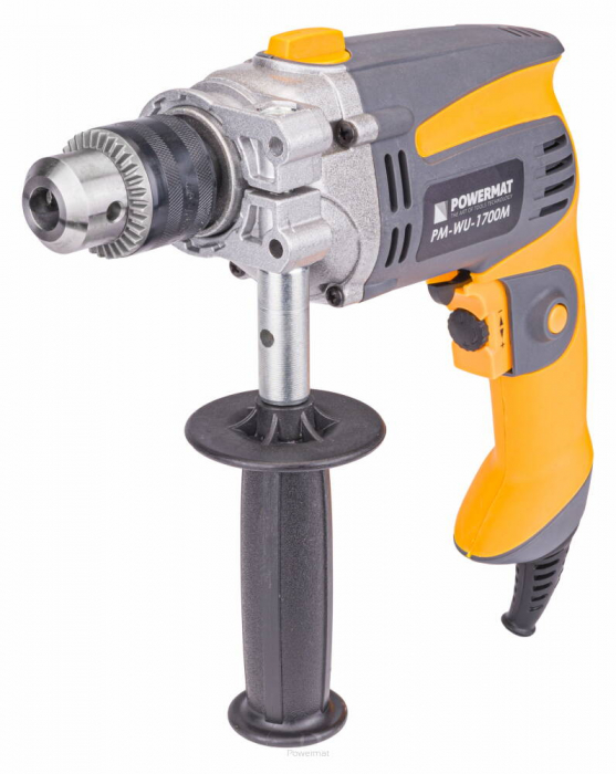 Masina, Aparat de gaurit, insurubat, Bormasina cu percutie, Autofiletanta 1700W (PM0859) [3]