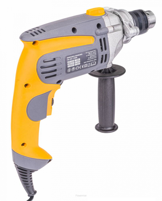 Masina, Aparat de gaurit, insurubat, Bormasina cu percutie, Autofiletanta 1700W (PM0859) [4]