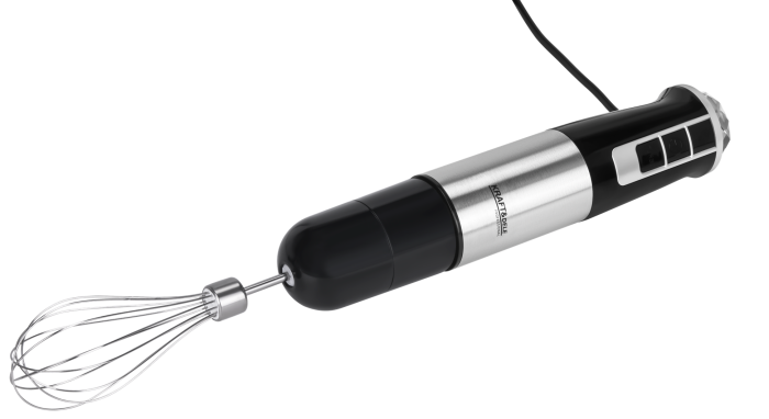 Blender de mana 1500W multifunctional cu doua trebe de viteza Turbo 4 lame otel inoxidabil tocator recipient + accesorii (KD4181) [16]