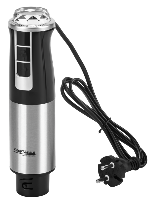 Blender de mana 1500W multifunctional cu doua trebe de viteza Turbo 4 lame otel inoxidabil tocator recipient + accesorii (KD4181) [8]