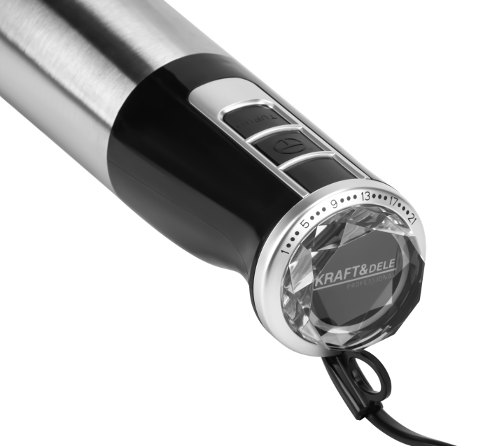 Blender de mana 1500W multifunctional cu doua trebe de viteza Turbo 4 lame otel inoxidabil tocator recipient + accesorii (KD4181) [10]