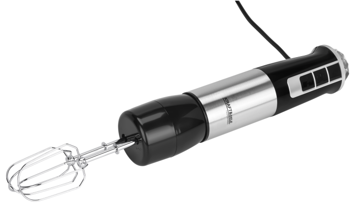 Blender de mana 1500W multifunctional cu doua trebe de viteza Turbo 4 lame otel inoxidabil tocator recipient + accesorii (KD4181) [15]