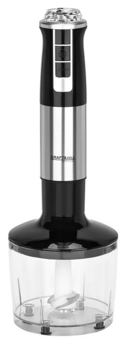 Blender de mana 1500W multifunctional cu doua trebe de viteza Turbo 4 lame otel inoxidabil tocator recipient + accesorii (KD4181) [13]