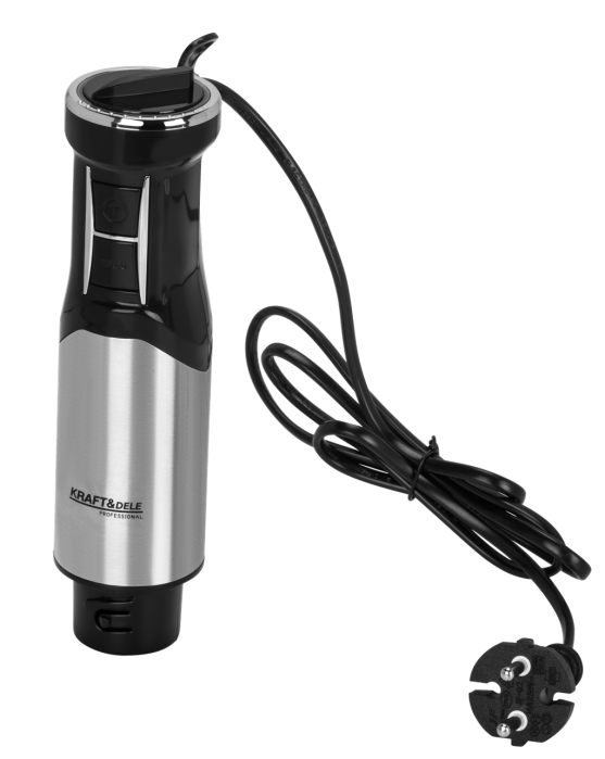 Blender de mana 1500W multifunctional cu doua trebe de viteza Turbo 4 lame otel inoxidabil tocator recipient + accesorii (KD4182) [13]