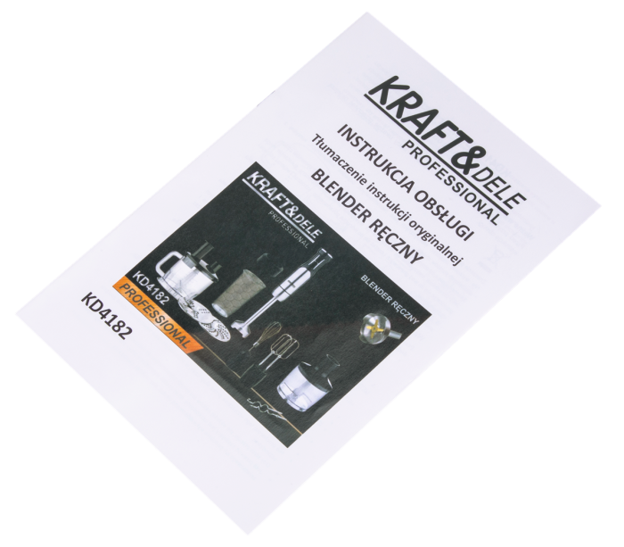 Blender de mana 1500W multifunctional cu doua trebe de viteza Turbo 4 lame otel inoxidabil tocator recipient + accesorii (KD4182) [19]