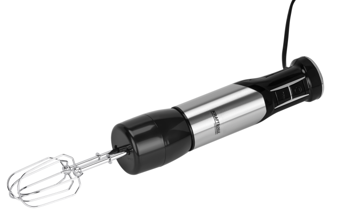 Blender de mana 1500W multifunctional cu doua trebe de viteza Turbo 4 lame otel inoxidabil tocator recipient + accesorii (KD4182) [16]