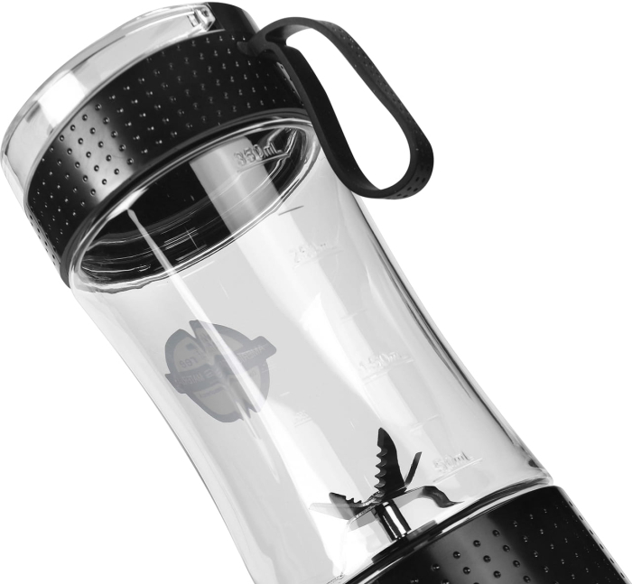 Blender portabil fara fir USB-C 380ML negru 2x3000mAh (KD4170) [12]