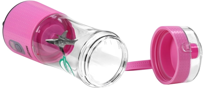 Blender portabil fara fir USB-C 380ML roz 2x3000mAh (KD4172) [11]