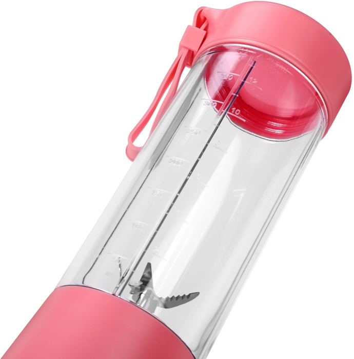 Blender portabil fara fir USB-C 400ML roz 2x3000mAh (KD4173) [5]