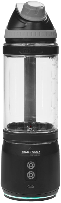 Blender portabil fara fir USB-C 700ML negru 2x2500mAh (KD4176) [12]