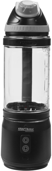 Blender portabil fara fir USB-C 700ML negru 2x2500mAh (KD4176) [4]