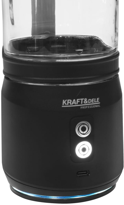 Blender portabil fara fir USB-C 700ML negru 2x2500mAh (KD4176) [13]