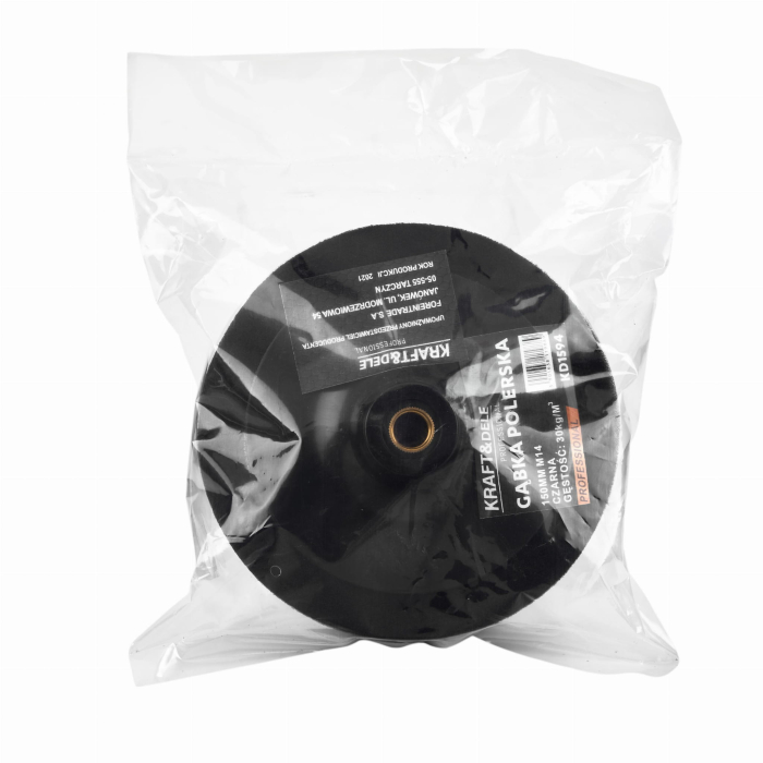 Burete pentru lustruit polisat 150mm M14 negru 30 kgm³ (KD1594) [8]