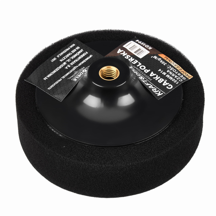 Burete pentru lustruit polisat 150mm M14 negru 30 kgm³ (KD1594) [5]