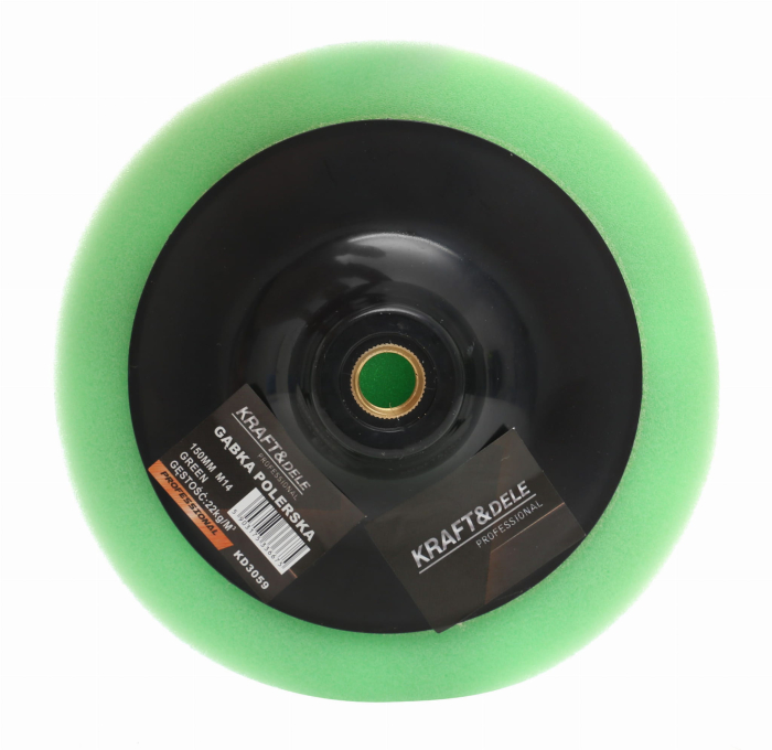 Burete pentru lustruit polisat 150mm M14 verde 26 kgm³ (KD3059) [4]