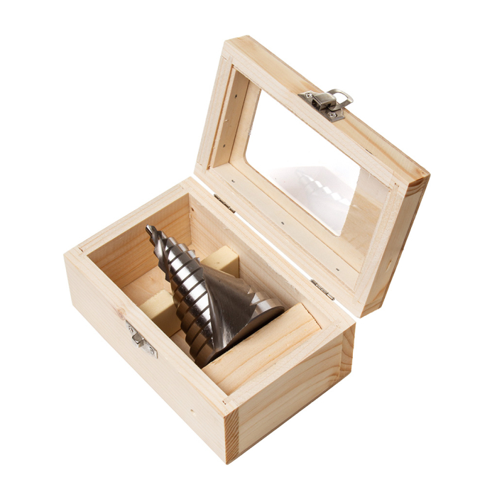 Burghiu conic in trepte HSS 6-60 mm, spiralat, pentru metal, tabla si plastic (M22340) [3]