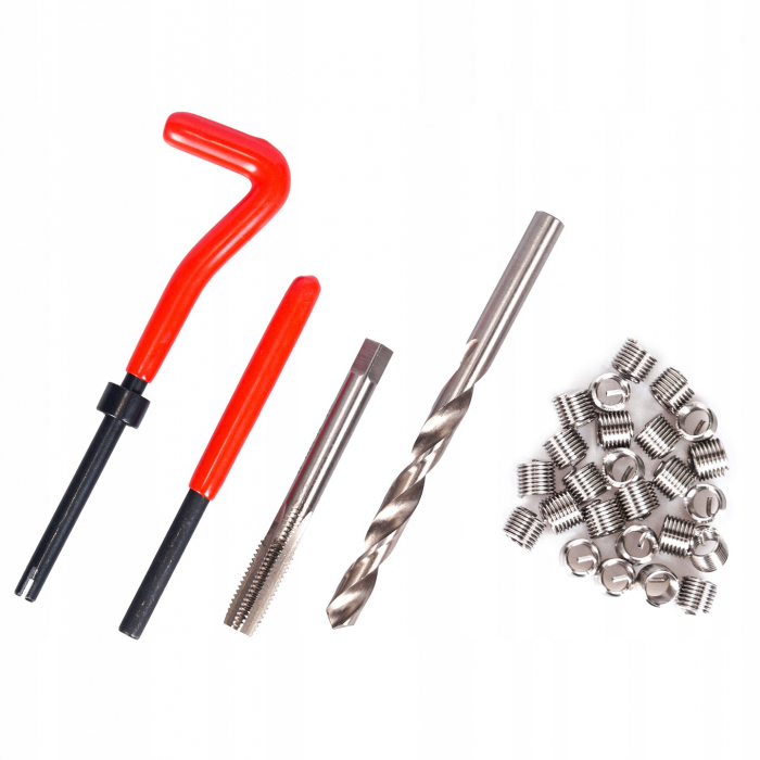 Trusa set reparatie filete stricate deteriorate M5-M12 131 piese cu insertie metalica (37003) [2]