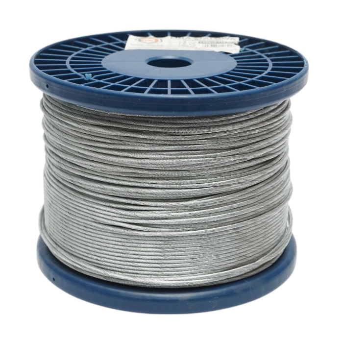 Cablu otel galvanizat fi 1.5mm, fire 1x19, sarcina maxima 211Kg, greutate 5.12Kg, 200m/rola (DISSV99) [1]