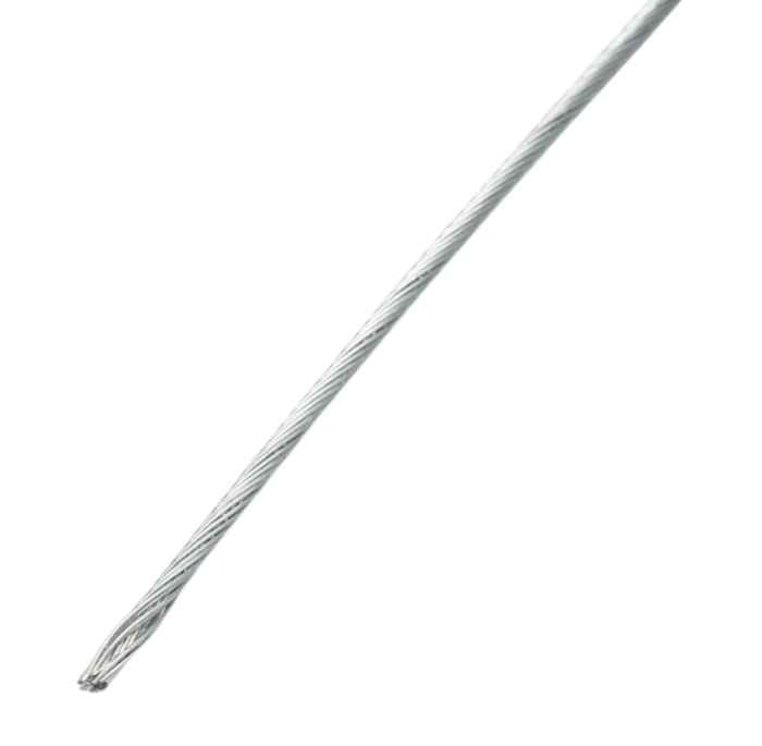 Cablu otel galvanizat fi 1.5mm, fire 1x19, sarcina maxima 211Kg, greutate 5.12Kg, 200m/rola (DISSV99) [3]