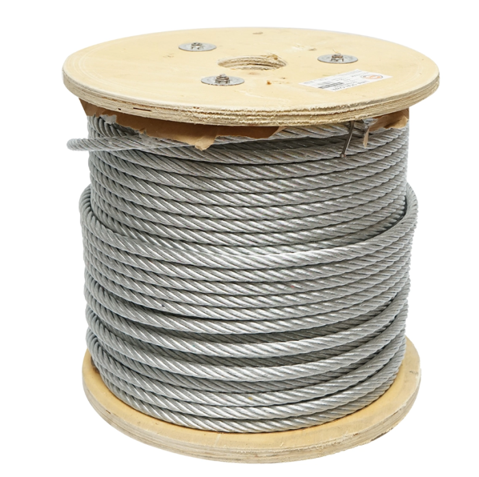 Cablu otel galvanizat fi 10mm, fire 6x37, sarcina maxima 5220Kg, greutate 34.6Kg, 100m/rola [1]