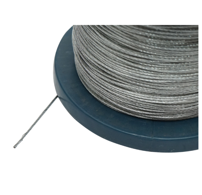 Cablu otel galvanizat fi 1mm, fire 1x7, sarcina maxima 95Kg, greutate 1Kg, 200m/rola (DISSW38) [3]