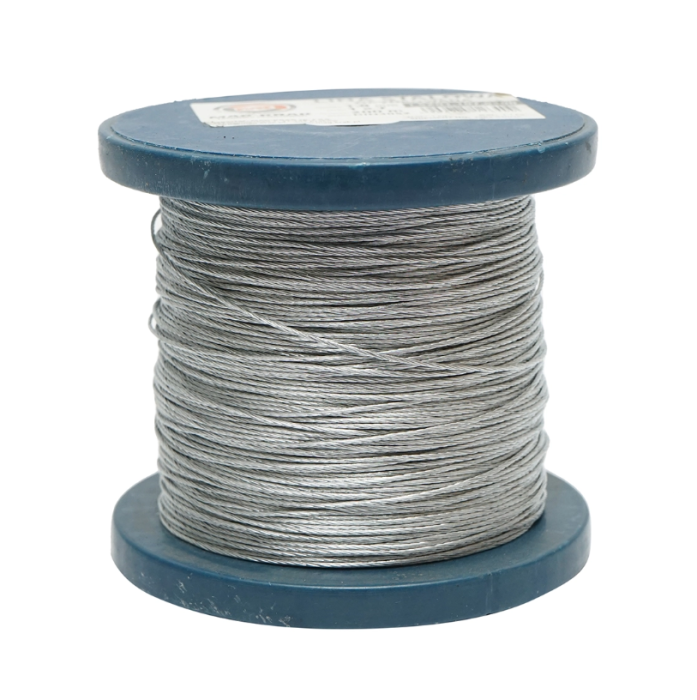 Cablu otel galvanizat fi 1mm, fire 1x7, sarcina maxima 95Kg, greutate 1Kg, 200m/rola (DISSW38) [1]
