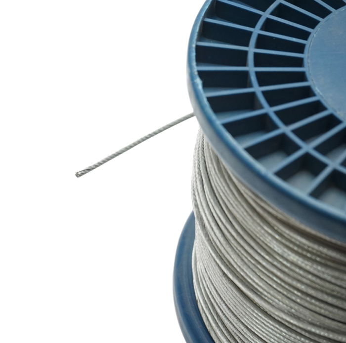 Cablu otel galvanizat fi 2mm, fire 1x19, sarcina maxima 80Kg, greutate 4.8Kg, 250m/rola (DISSW39) [3]