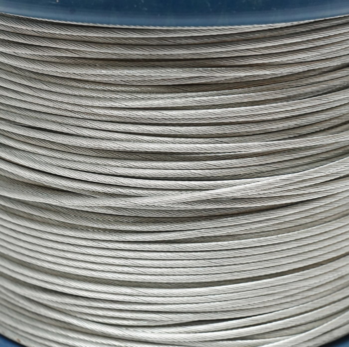 Cablu otel galvanizat fi 2mm, fire 1x19, sarcina maxima 80Kg, greutate 4.8Kg, 250m/rola (DISSW39) [2]