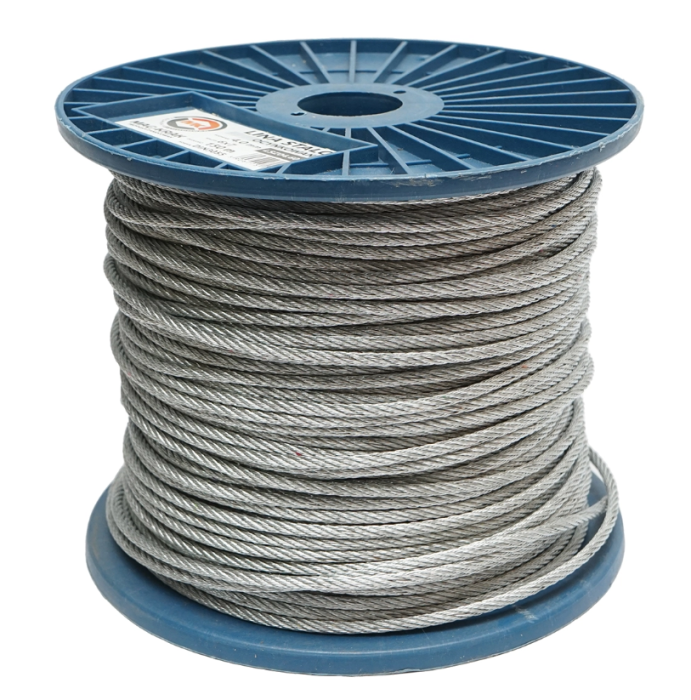 Cablu otel galvanizat fi 4mm, fire 6x7, sarcina maxima 940Kg, greutate 8.4Kg, 150m/rola (DISSW41) [1]