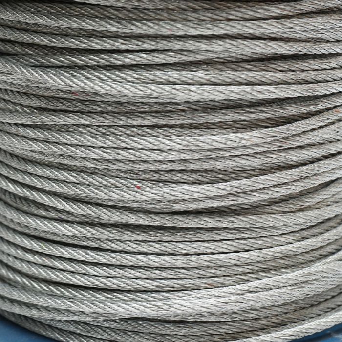 Cablu otel galvanizat fi 4mm, fire 6x7, sarcina maxima 940Kg, greutate 8.4Kg, 150m/rola (DISSW41) [2]