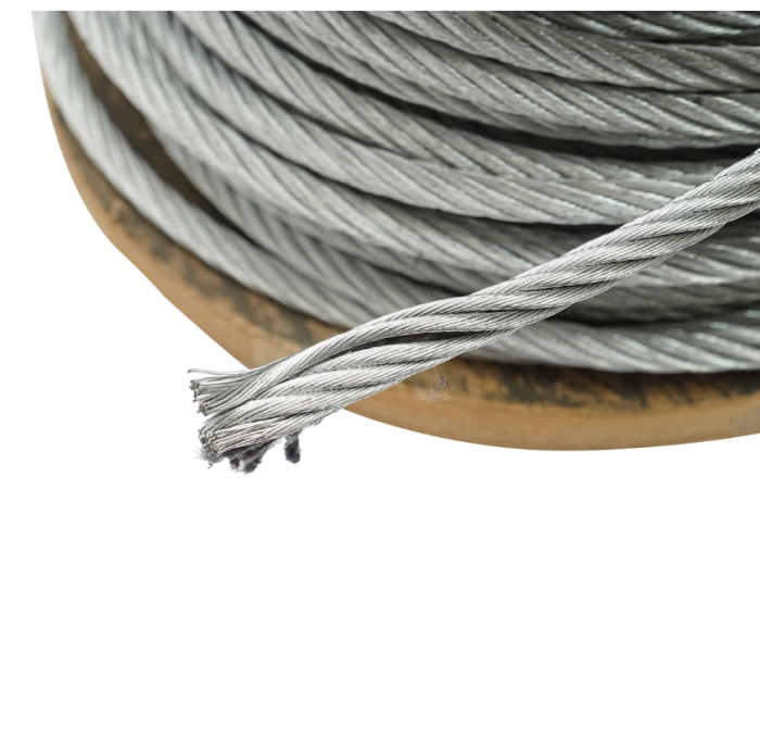 Cablu otel galvanizat fi 8mm, fire 6x19, sarcina maxima 3480Kg, greutate 22Kg, 100m/rola (DISSW44) [3]