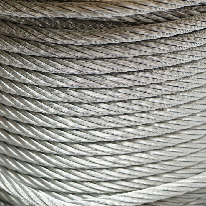 Cablu otel galvanizat fi 8mm, fire 6x19, sarcina maxima 3480Kg, greutate 22Kg, 100m/rola (DISSW44) [2]