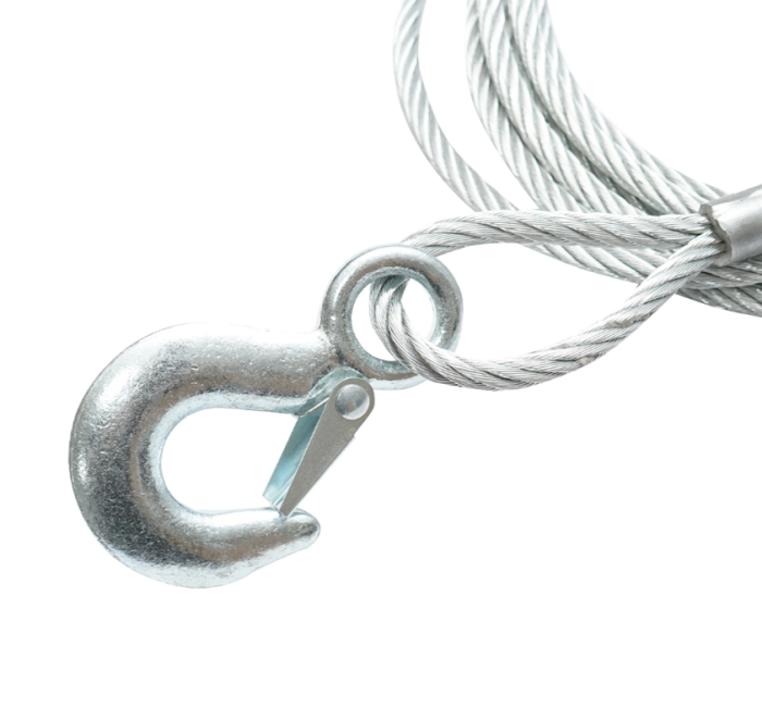 Cablu/sufa metalic de remorcare cu carlig cu autoblocare 3,4m fi 9mm, sarcina maxima 6T DISDG27 (BK90396) [4]