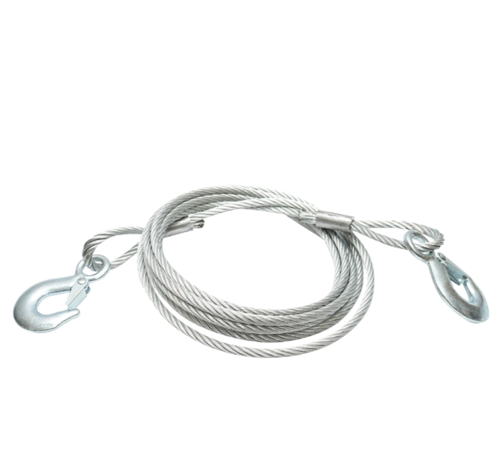 Cablu/sufa metalic de remorcare cu carlig cu autoblocare 3,4m fi 9mm, sarcina maxima 6T DISDG27 (BK90396) [2]