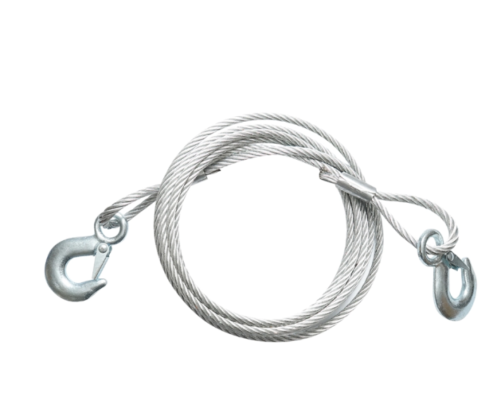 Cablu/sufa metalic de remorcare cu carlig cu autoblocare 3,4m fi 9mm, sarcina maxima 6T DISDG27 (BK90396) [1]