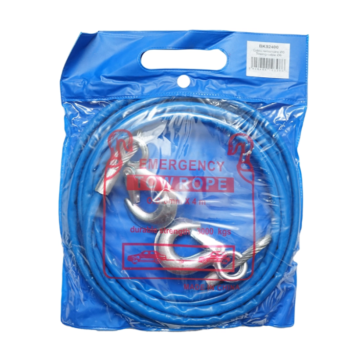 Cablu/sufa remorcare metalic FI6 - 2000kg 3,5 m (BK92400) [2]