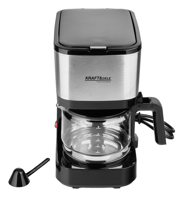 Cafetiera cu filtru 800 ml, 1200 W, filtru reutilizabil, Pause & Serve (KD4287) [5]