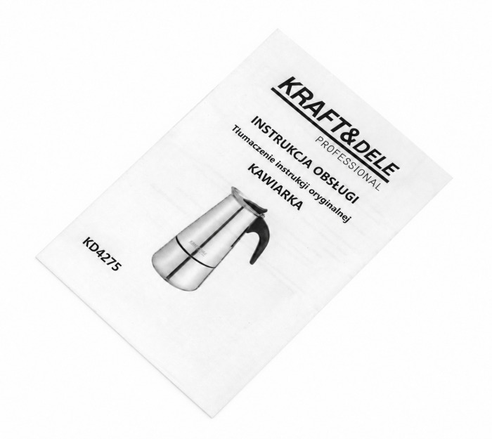 Cafetiera Moka inox 12 cesti pentru cafea espresso pe aragaz (KD4275) [9]