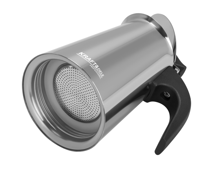 Cafetiera Moka inox 300 ml 6 cesti pentru cafea pe aragaz (KD4272) [2]