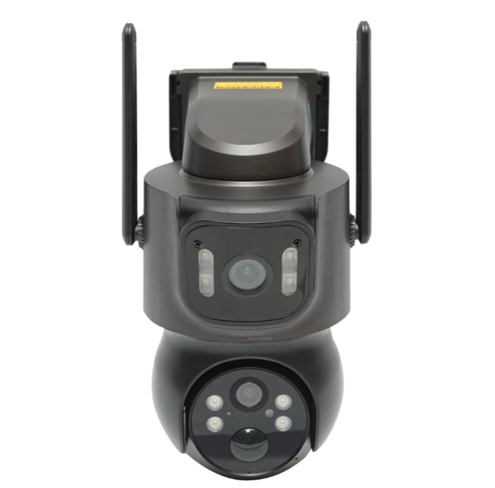 Camera de supraveghere WiFi 4MP cu 2 obiective PTZ 360°, panou solar 5W si detectie PIR DISPN08 (BK79703) [3]