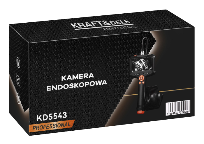 Camera endoscopica 5 m, IPS 4,3", 2 MP, IP67, 2500 mAh (KD5543) [17]