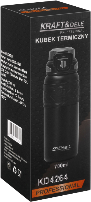 Cana termica 700ml otel inoxidabil pereti dubli etansa izolare termica bauturi calde reci (KD4264) [12]