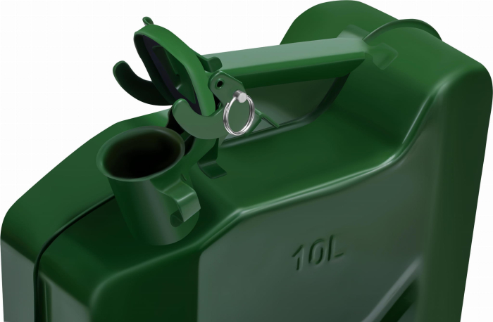 Canistra metalica 10L pentru benzina si motorina verde (KD5441) [12]